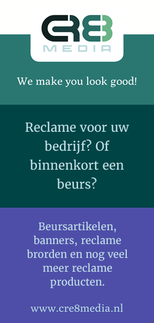 Reclame voor uw bedrijf? Of binnenkort een beurs? - CRE8media