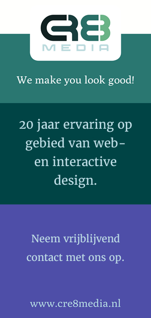 20 jaar ervaring op gebied van web- en interactive design - CRE8media